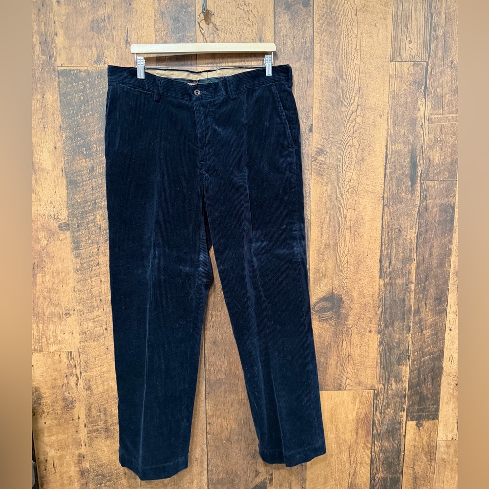 Vintage men’s polo Ralph Lauren Men's Navy Corduroy Pants 36x32
